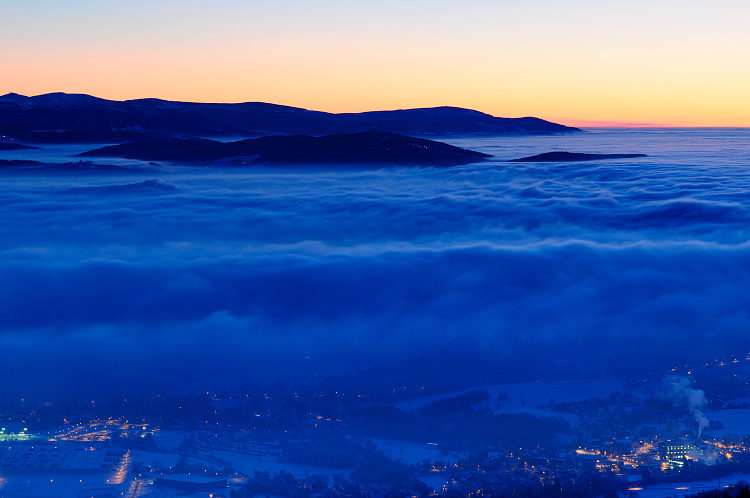 Černá studnice a Krkonoše