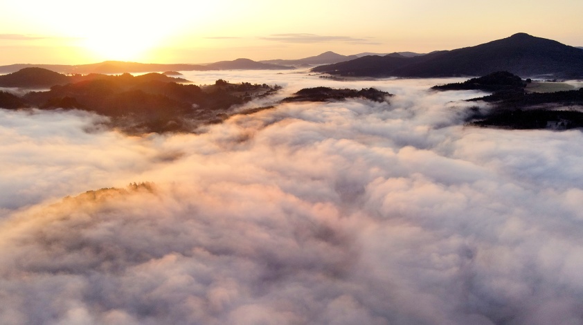 Ranní mlha pod Studencem