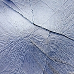Detail ledovce  z ptačí perspektivy